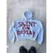 Men's Clothing Rock Letter Print Hoodie Loose Unisex Retro Sweater Jacket Top American Gothic_viptrois.com