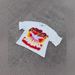 Round Neck Printed Head Up Tops For Summer Unisex Street Style Round Neck Short Sleeved T Shirt Tops High Street_viptrois.com