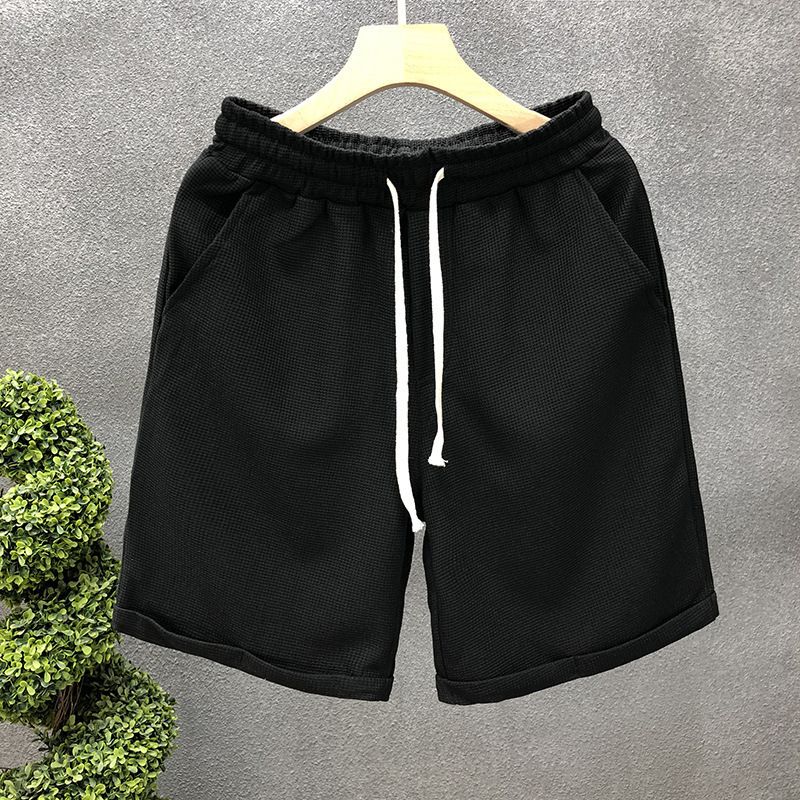 Wagner White Loose Straight Leg Men's Shorts Trendy Brand Versatile Five Point Pants Summer New Style_viptrois.com