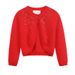 Korean Version Of Sequined Children's One Button Shawl Summer Thin Style Baby Stylish Girl Knitted Cardigan Jacket_viptrois.com
