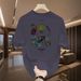 Summer 2025 New Fashionable High-end Clothing Pure Cotton Short T-shirt Men's Half Sleeved Loose Round Neck Casual_viptrois.com
