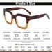 Retro Glasses Large Frame Textured Reading Glasses Fashion Anti Blue Light Glasses Elderly Reading Glasses_viptrois.com