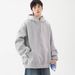 American Heavy Half-zipper Hooded Sweater Men's And Women's Trendy High Street Design Sense Spring And Autumn Sports Versatile Couple Jacket_viptrois.com