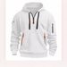 European Size Spring And Autumn Men's Sweater Hooded Zipper Multi-pocket Jumper Men's Sports And Leisure Jacket_viptrois.com