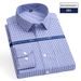 Pulse Pulse Men's Long Sleeve White Business Solid Color Cotton Breathable Shirt For Young And Middle-aged Professional Wear Formal_viptrois.com
