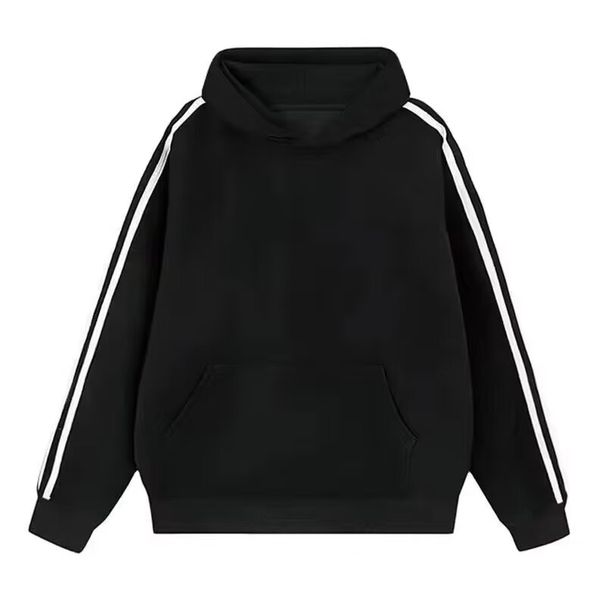Men's Clothing Factory Direct Sales Autumn And Winter Jacket Sweatshirt Men's And Women's Sweatshirt Three Bar Hooded Sweatshirt Team Building_viptrois.com