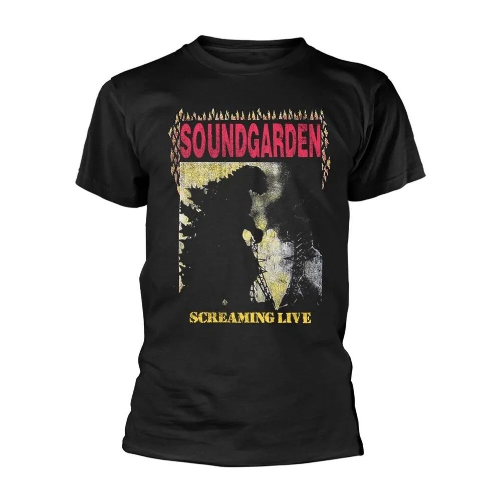 Soundgarden Total Godhead Autorizzato Uomo Maglietta_viptrois.com