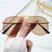 Men's Sunglasses Women's Toad Mirror Metal Large Frame Sunglasses New Sunglasses Ins Internet Celebrity Same Style Sunglasses_viptrois.com