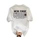 Men's Clothing Summer New Letter Print Cotton Round Neck Short Sleeve Men's Trendy Loose Casual Half Sleeve Versatile Couple Tops_viptrois.com