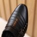 Boys Black Leather Shoes British Style Boys White Children's Shoes 2023 Children's Dress Fashion Show Shoes Leather Shoes_viptrois.com