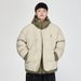 Men's Winter Streetwear Hooded Puffer Jacket - Japanese Style Loose Fit Cotton Coat For Youth Fashion_viptrois.com