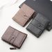 Men’s Bags New Men's Short Wallet Simple Business Thin Wallet Student Youth Multi Card Bag_viptrois.com