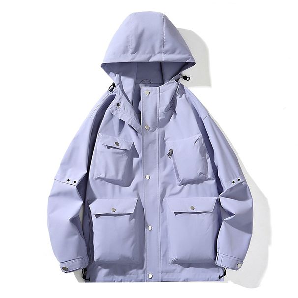 Men's Clothing new autumn and winter jacket for men and women, detachable two piece suit, white duck Silk cotton liner_viptrois.com