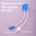 Mother & Kids Spot Baby Snot Cleaning Mouth Suction Care Set Baby Straw Silicone Anti Backflow Manual Nasal Aspirator_viptrois.com