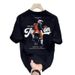 Men's Clothing Short Sleeved Ins Pure Cotton Summer New Men's Printed T Shirt Trendy Men And Women All Match Round Neck T Shirt Men_viptrois.com