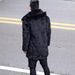 Men's Clothing Popular Fur Coat Mid Length Cotton Warm Fox Fur Collar Coat Fashionable Casual Fur Coat_viptrois.com