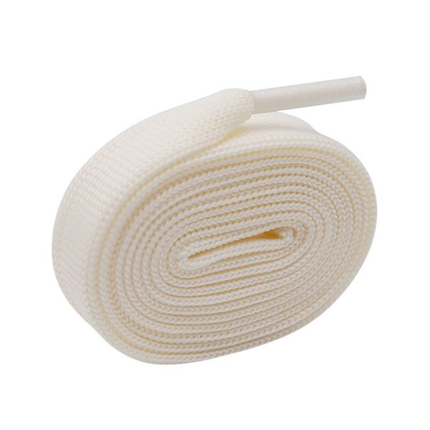 LACES 15mm Wide Flat Solid Color Knitted Belt Shoes Board Shoes Small White Shoes Casual Shoes Decorative Accessories_viptrois.com