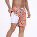 Men's Large Size Shorts Summer Fashionable Vacation Beach Pants Four Corner Milk Silk Lining_viptrois.com