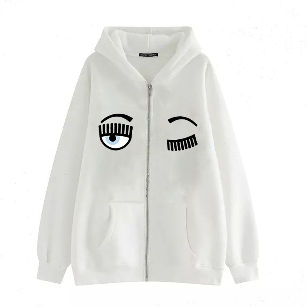 2022 Casual Women's Zipper Sweatshirt Elegant Comfortable Autumn Winter Fleece American Style Hoodie_viptrois.com