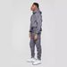 Men's Clothing Leisure Men's Set Popular Sports Suit Ruff Splicing Hooded Sweatshirt Casual Trousers Men_viptrois.com