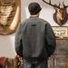 American Rro Heavyweight Baseball For Men, Loose Fit, Trendy Brand, Autumn And Winter Floral Yarn Old Money Style_viptrois.com