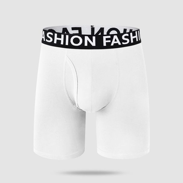 Pulse Cross-Border New European Men's Underwear Boys' Cotton Briefs Breathable Sports Large Size Extended Boxer Shorts_viptrois.com