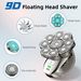 9D 6 In1 Electric Razor Wet Dry Head Shaver For Bald Men Trimmer Grooming Kit_viptrois.com