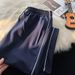 Men's Clothing Navy Blue Two Bar Group Sports Pants Junior High School High School Elementary School Students Two Bar School Uniform Pants_viptrois.com