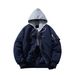 CT Trendy MA1 Air Force Pilot Jacket For Men Couples, Hooded Baseball Jacket, Autumn And Winter Printed Solid Color Coat_viptrois.com