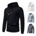 2024 New European Size Casual Pullover Jacquard Sweatshirt Men's Plaid Quilted Cotton Fabric Hooded_viptrois.com