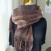 Unisex Small plaid simple tassel scarf bib women's winter warm shawl_viptrois.com