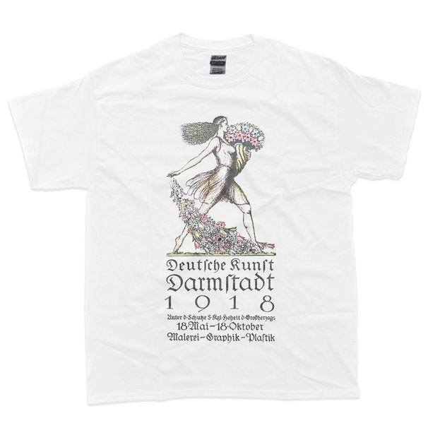 Darmstadt Germany Art Exhibition 1918 Vintage German T-Shirt Mens Womens Tees Top_viptrois.com