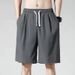 Men's Clothing Summer Thin Loose Large Size Outer Wear Big Pants Ice Silk Sports Shorts_viptrois.com