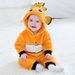 Qiletu New Spring And Autumn Flannel Single Layer Crawling Clothes For Infants And Young Children Cartoon Romper Jumpsuit_viptrois.com