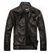 Men’s Motorcycle PU Leather Jacket – Stylish Biker Jacket (Brown, Black, Earthy Yellow, M-5XL)_viptrois.com