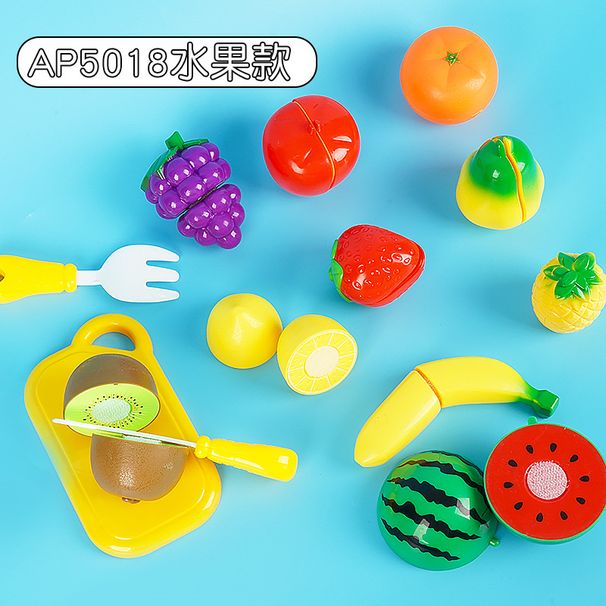 Fruit And Vegetable Cutting Girl Plastic Knife Seafood Cutting Pizza Cake Children's Kitchen Set Play House Toys_viptrois.com