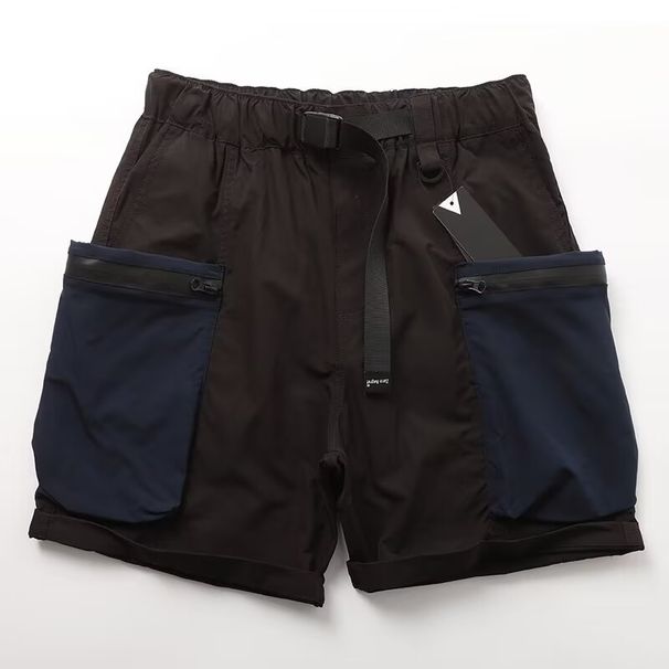 Men's Clothing Large Pocket Large Size Workwear Shorts Loose Quick Drying Casual Sports Handsome Belt Shorts_viptrois.com