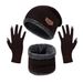 winter warm plus velvet thickened hat scarf neck solid color touch screen gloves three piece set_viptrois.com