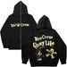 Hoodie Sweatshirt Gothic High Street Full Zipper Oversized Unisex Streetwear Y2 Jacket_viptrois.com