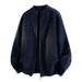 Men's Distressed Zip-Up Sweater – Oversized Knit Cardigan With Raw Edge Details (M-3XL)_viptrois.com
