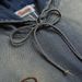 American Style Washed Denim Street Fashion Punk Loose Embroidered Letters Vintage Pullover Hoodie For Men_viptrois.com