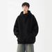Half Zip Hoodie Men's Winter Vibe Trendy Brand Solid Color Hoodie Casual Versatile Couple Sports Jacket_viptrois.com