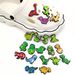 Cute Dinosaur Series Shoes Flower Shoe Buckle PVC Soft Glue Personality DIY Garden Shoe Accessories Accessories_viptrois.com