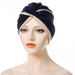 Hot Selling New Turban Hat Two Color Stitching Forehead Cross Muslim Indian Hat One Piece Dropshipping_viptrois.com