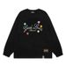 GOODBRAND Internet Celebrities With The Same GOOD Flower Three-dimensional Embroidery Slogan Light Luxury Fashion High Sense T-shirt Men And Women_viptrois.com