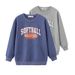 Mother & Kids Autumn New Children's Clothing Medium And Large Children's Letter Print Blue Sweatshirt Small Order Wholesale_viptrois.com