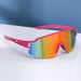 Outdoor Sports Cycling Glasses Colorful Film Men And Women One Piece Windproof Mountain Climbing Running Cycling Sunglasses_viptrois.com