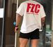Enlarge T-shirt Men's Loose Bodybuilding Material Sportswear Trend English Oversize Short Sleeved_viptrois.com