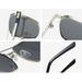 Men's Sunglasses Personalized Large Frame Metal Sunglasses Double Beam Glasses_viptrois.com