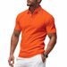 Cross-border Summer Hot Sale European Size Mesh Men's Polo Shirt Casual Golf Quick-dry Short Sleeve T-shirt Men_viptrois.com